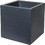 Plastona Cube Γλάστρα Τετράγωνη Ανθρακί 60x60x60cm
