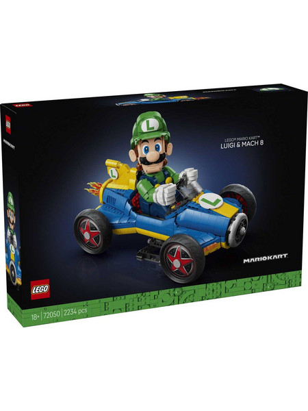 Lego Super Mario Mario Kart Luigi & Mach 8 για 18+ Ετών 72050
