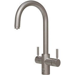InSinkErator 45357BS-45094 Μπαταρία Κουζίνας Πάγκου Τριπλής Παροχής Ανάμεικτη Inox