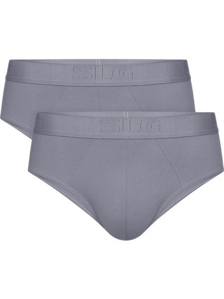 Sloggi Ανδρικά Σλιπ Βαμβακερά Γκρι 2Pack 10226740-7686