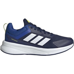 Adidas Fortarun 4.0 Παιδικά Αθλητικά Παπούτσια για Τρέξιμο Μαύρα Μπλε KH9108