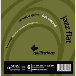 Galli AJF1047 Σετ 6 Χορδές Ακουστικής Κιθάρας 80/20 Bronze 10-47" Extra Light Tension