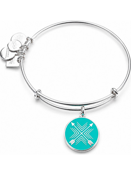 Alex and Ani Γυναικείο Βραχιόλι Βέργα Ασημί CBD15AOFSS