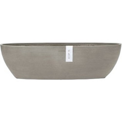 Ecopots Sofia Long Γλάστρα Στρογγυλή Πλαστική Εκρού 53x16cm 31837-165