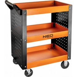 Neo Τροχήλατος Εργαλειοφόρος Μεταλλικός με 3 Ράφια 63x39x81cm 84-229