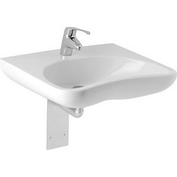 Laufen Jika Κρεμαστός Νιπτήρας Μπάνιου Πορσελάνης 64x55x17cm Λευκός H8137140001041