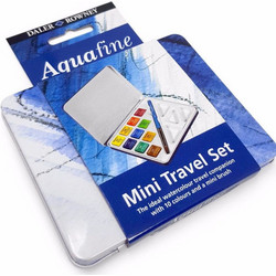 Daler-Rowney Travel Σετ Νερομπογιές με Πινέλο 10 Χρώματα 5011386094205