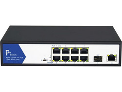 Value 21.99.1193 Unmanaged L2 Switch με 8 Θύρες Ethernet 1000Mbps και 2 SFP θύρες