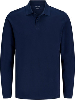 Jack & Jones Ανδρική Μπλούζα Polo Μακρυμάνικη Navy Μπλε 12306293
