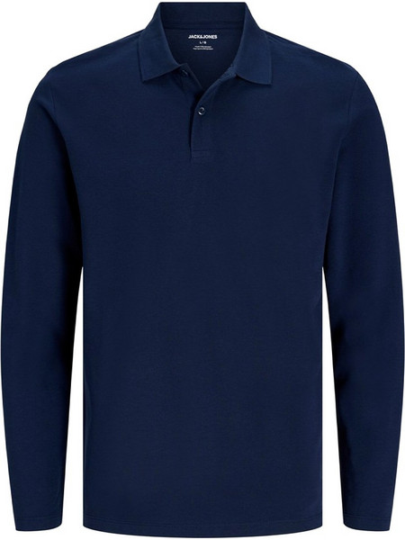 Jack & Jones Ανδρική Μπλούζα Polo Μακρυμάνικη Navy Μπλε 12306293