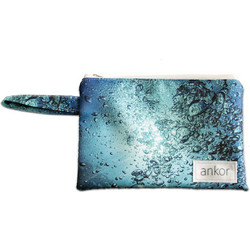 Ankor Bubbles Γυναικείο Νεσεσέρ Αδιάβροχο 25x18cm Γαλάζιο