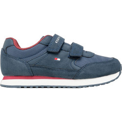 Tommy Hilfiger Lowcut.800 Παιδικά Sneakers Navy Μπλε Κόκκινα T1X9-35253-1960-800