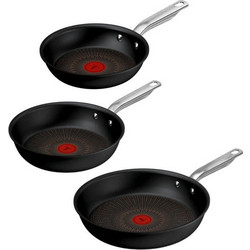 Tefal Experience Σετ Τηγάνια Αλουμινίου 3τμχ G33491