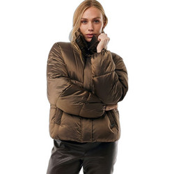 Mexx Γυναικείο Μπουφάν Χειμωνιάτικο Puffer Μακρύ Καφέ MF006803363W-181033
