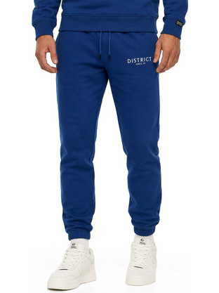 District75 Ανδρικό Παντελόνι Φόρμας με Λάστιχο Royal Blue 226MPA-825-015