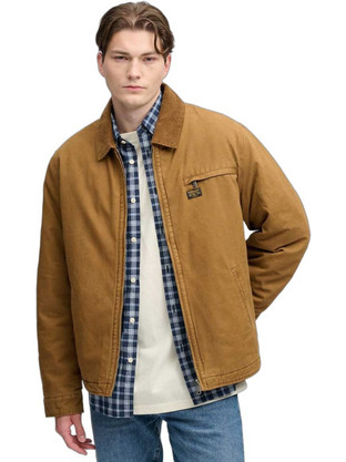 Superdry Ανδρικό Μπουφάν Χειμωνιάτικο Puffer Καφέ M5012438A-8MA