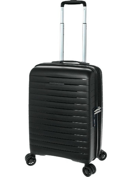 Verage V24010 Βαλίτσα Καμπίνας 55x37x20cm με 4 Ρόδες Μαύρη