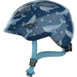 ABUS Smiley 3.0 Whale Παιδικό Κράνος Ποδηλάτου Πόλης Navy Μπλε