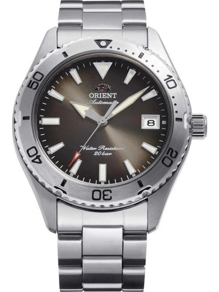 Orient Sports Mako 40 Ανδρικό Ρολόι Αυτόματο με Ασημί Μεταλλικό Μπρασελέ RA-AC0Q15Y