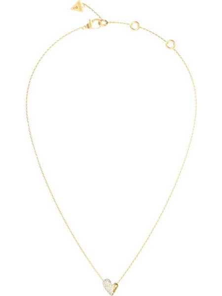 Guess Γυναικείο Κολιέ Καρδιά από Ατσάλι Xρυσό JUBN06370JWYGT