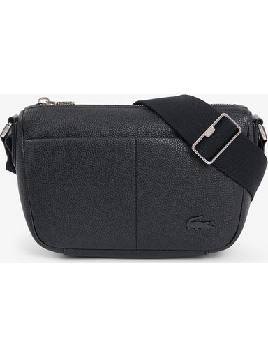 Lacoste Ανδρική Τσάντα Ώμου / Χιαστί Μαύρη 3NU5389GU-000