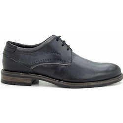 Softies Ανδρικά Σκαρπίνια Derby Δερμάτινα Μαύρα 6339