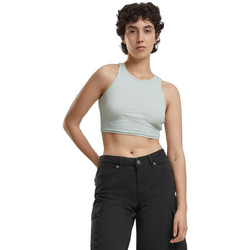 Urban Classics Γυναικείο Καλοκαιρινό Crop Top Ριπ Πράσινο Mint TB1498-14067