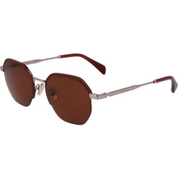 Paul Smith PS24110S Ανδρικά Γυαλιά Ηλίου Τετράγωνα Μεταλλικά Χρυσά με Καφέ Φακό