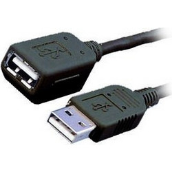 MediaRange MRCS154 Καλώδιο USB-A Male 2.0 to USB-A Female 1.8m Black