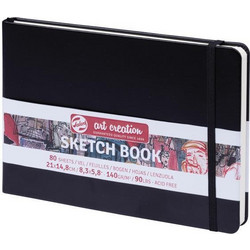 Royal Talens Art Creation Black Sketchbook 21x15cm 140gr/m² 80 Φύλλα