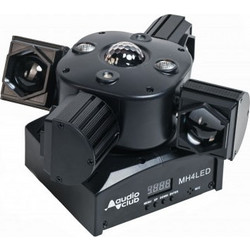Audio Club MH-4 Φωτορυθμικό Προβολέας LED με Ρομποτική Κεφαλή