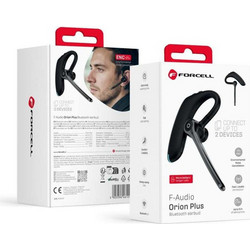 Forcell Orion Plus Ακουστικό Bluetooth In Ear Black