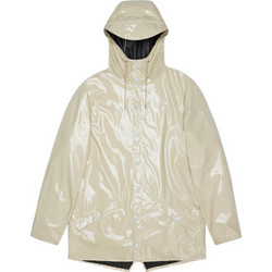 Rains Γυναικείο Μπουφάν Softshell Μακρύ Αδιάβροχο Εκρού 12010