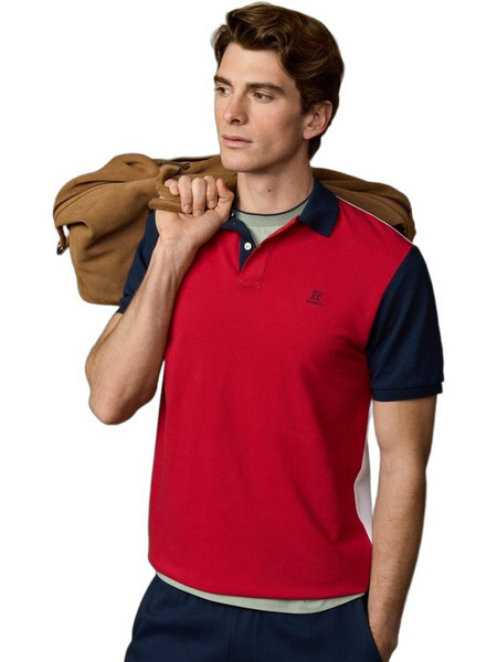 Hackett Ανδρική Μπλούζα Polo Κοντομάνικη Κόκκινη HM5600108-233