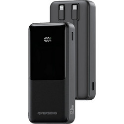 Riversong Horizon 20 Pro Power Bank 20000mAh 22.5W με Ενσωματωμένα Καλώδια USB-C & Lightning Black