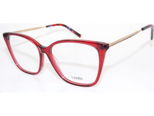 Lussile LS32354 LN04 Γυναικείος Σκελετός Γυαλιών Οράσεως Κοκάλινος Μεταλλικός Χρυσός Κόκκινος