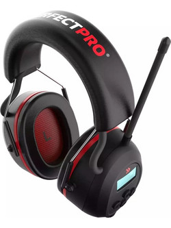 PerfectPro H-40 Ασύρματα Bluetooth Ακουστικά Over Ear Μαύρα Κόκκινα