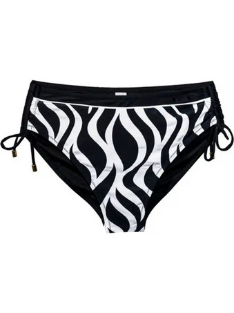 Solano Bikini Slip Μαύρο Λευκό 3510