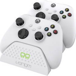 Venom Twin Βάση Φόρτισης Χειριστηρίου White για Xbox Series X/S