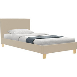 Pakoworld Nevil Κρεβάτι Μονό Υφασμάτινο με Τάβλες 100x200cm 006-000069