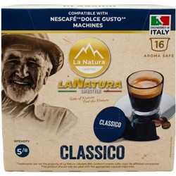 La Natura Lifestyle Κάψουλες Espresso Classico Συμβατές με Μηχανή Dolce Gusto 16τμχ
