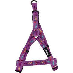 Pet Interest Go Get Candy Canes Σαμαράκι Σκύλου Ιμάντας Μωβ Medium