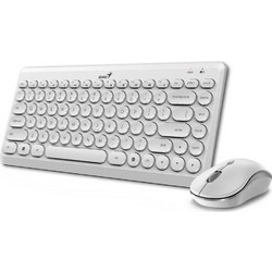 Genius 12004 White Ασύρματο Σετ Πληκτρολόγιο & Ποντίκι