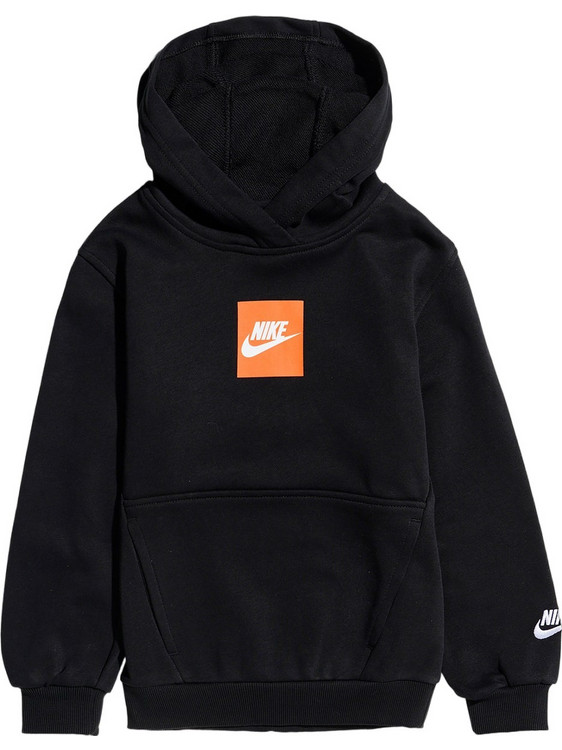 Nike Παιδικό Φούτερ με Κουκούλα Μαύρο IM4939-010
