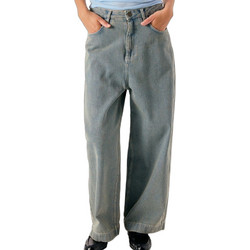 American Vintage Ψηλόμεσο Γυναικείο Τζιν Παντελόνι Loose Εφαρμογή Μπλε ARL11AH26