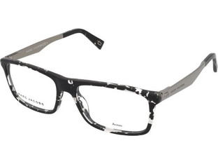 Marc Jacobs MARC208 9WZ Ανδρικός Σκελετός Γυαλιών Οράσεως Κοκάλινος Ασημί Μαύρος