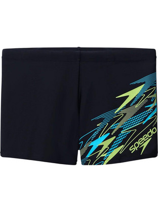 Speedo Gala Αθλητικό Ανδρικό Μαγιό Boxer με Σχέδια Μαύρο 811354005