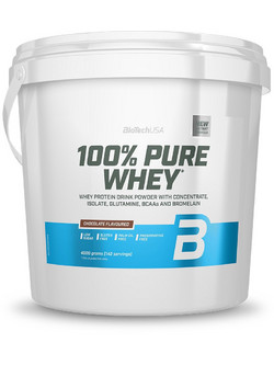 Biotech USA 100% Pure Whey Chocolate Πρωτεΐνη Ορού Γάλακτος Γράμμωσης Χωρίς Γλουτένη 3kg