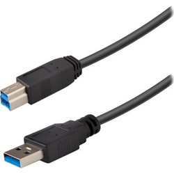 Vivanco IT30USBAB15MK Καλώδιο USB-A Male 3.0 to USB-B Male 1.5m Black