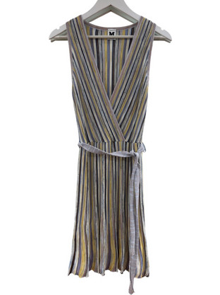Missoni Mini Καλοκαιρινό Καθημερινό Φόρεμα Κρουαζέ Μπεζ 4DA9A2M0-MM1462